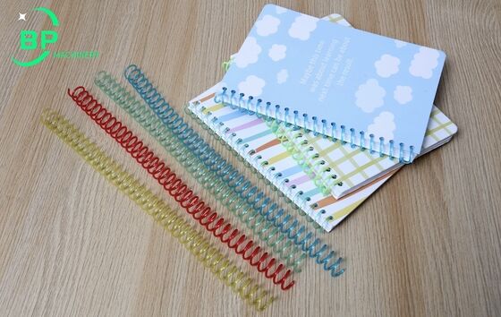 Plastic coil forming and coil binding machine PS420 for notebooks thickness up to 25mm