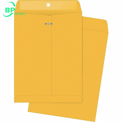 Kraft Clasp envelope machine bp001 with hole punch and metal clasp insert for many differ size kraft paper