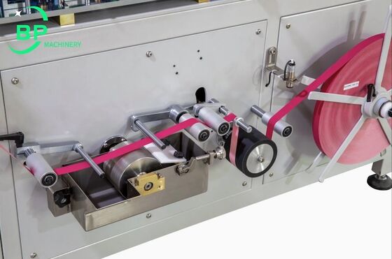 Notebook back spine wrapping machine BP-B500 used for paper back spine glue and taping up to 30mm